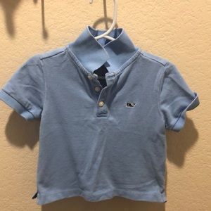 Vineyard Vines 18m light blue polo